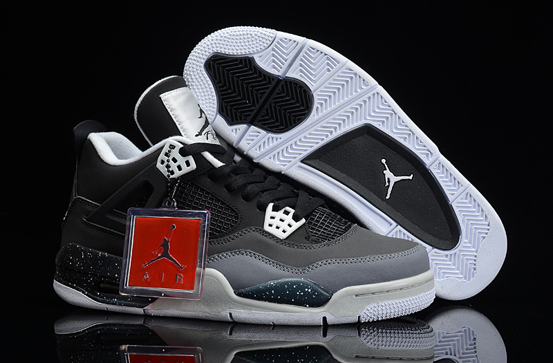 Air Jordan 4 Men Shoes Black Online